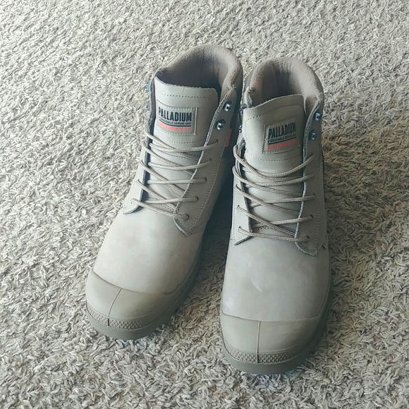 Gray Palladium leather boots - Picture 5 of 14